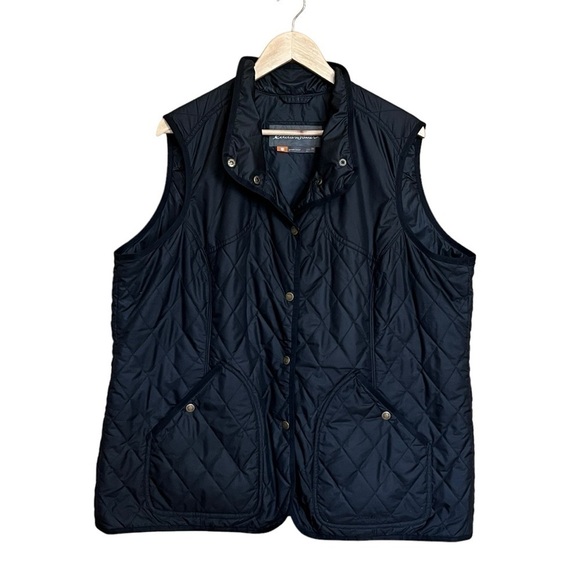Eddie Bauer Jackets & Blazers - Eddie Bauer Sport Shop Quilted Vest. Women’s Black Size 2XL #1199